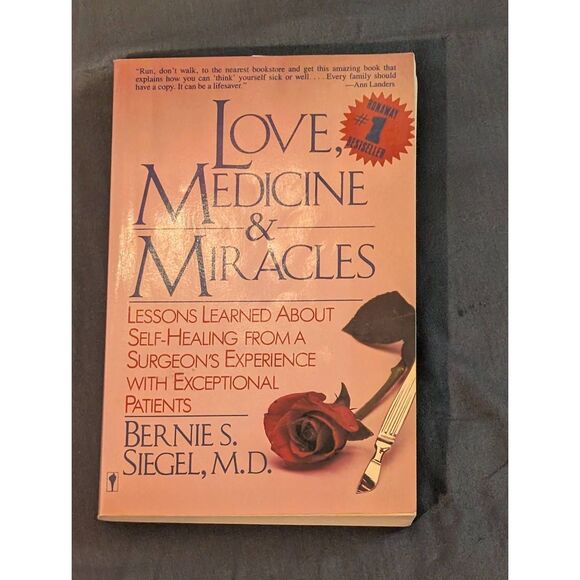 Love medicine & miracles self-healing paperback novel - Picture 1 of 2